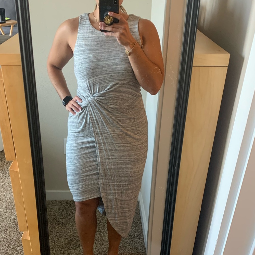 Express Asymmetrical Bodycon Dress